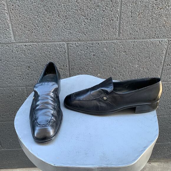 Bally Carlisle Loafers Swiss Leather Black Men’s 9 - Picture 2 of 8